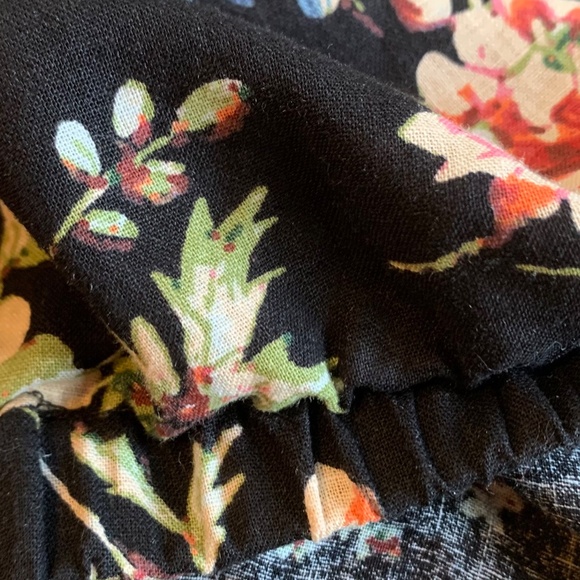 Anthropologie Pilcro Cropped Waist-Tie Blouse L - Picture 12 of 12